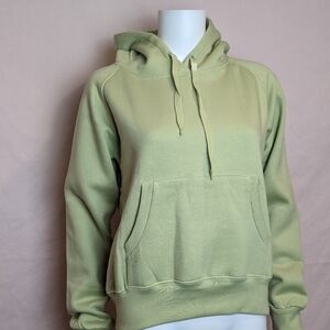 Boohoo Pastel Green Basic Pullover Hoodie size M/L